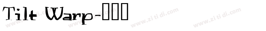 Tilt Warp字体转换